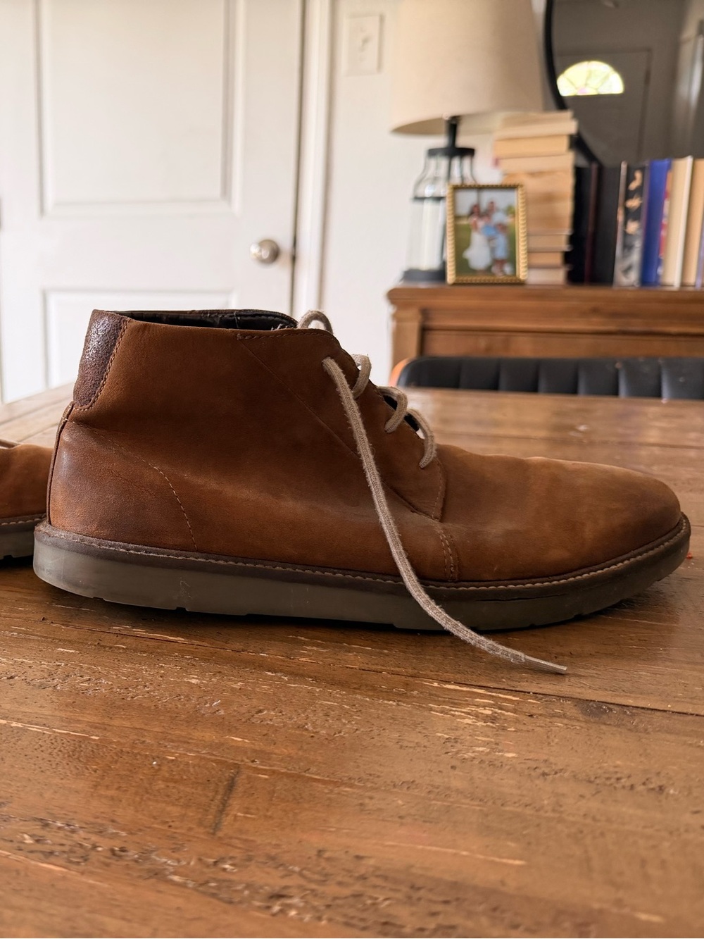 Clarks Men's Brown Leather Chukka Boots